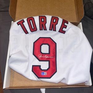 Joe Torre autographed jersey St. Louis
